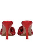 Paris Texas Red Leather Stiletto Heel Sandals