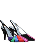 Valentino Garavani Black Leather High Heel Pumps