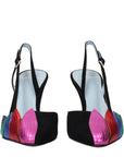 Valentino Garavani Black Leather High Heel Pumps