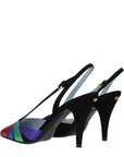 Valentino Garavani Black Leather High Heel Pumps