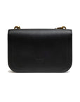 PINKO Black Leather Love Bell Classic Shoulder Bag