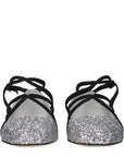 Jimmy Choo Gray Plastic Ballet Flats