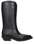 Christian Dior Black Cotton Boots