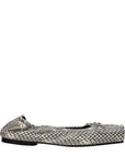 Jacquemus Beige Leather Ballet Flats