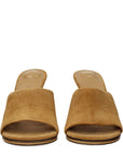 Jacquemus Brown Leather Stiletto Heel Sandals