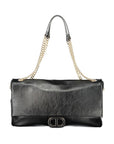 Twinset Nero Poliuretano Woman Shoulder Bag