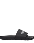 Off-White Black Cotton Slippers
