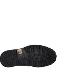 Off-White Black Leather Slip-On Loafers