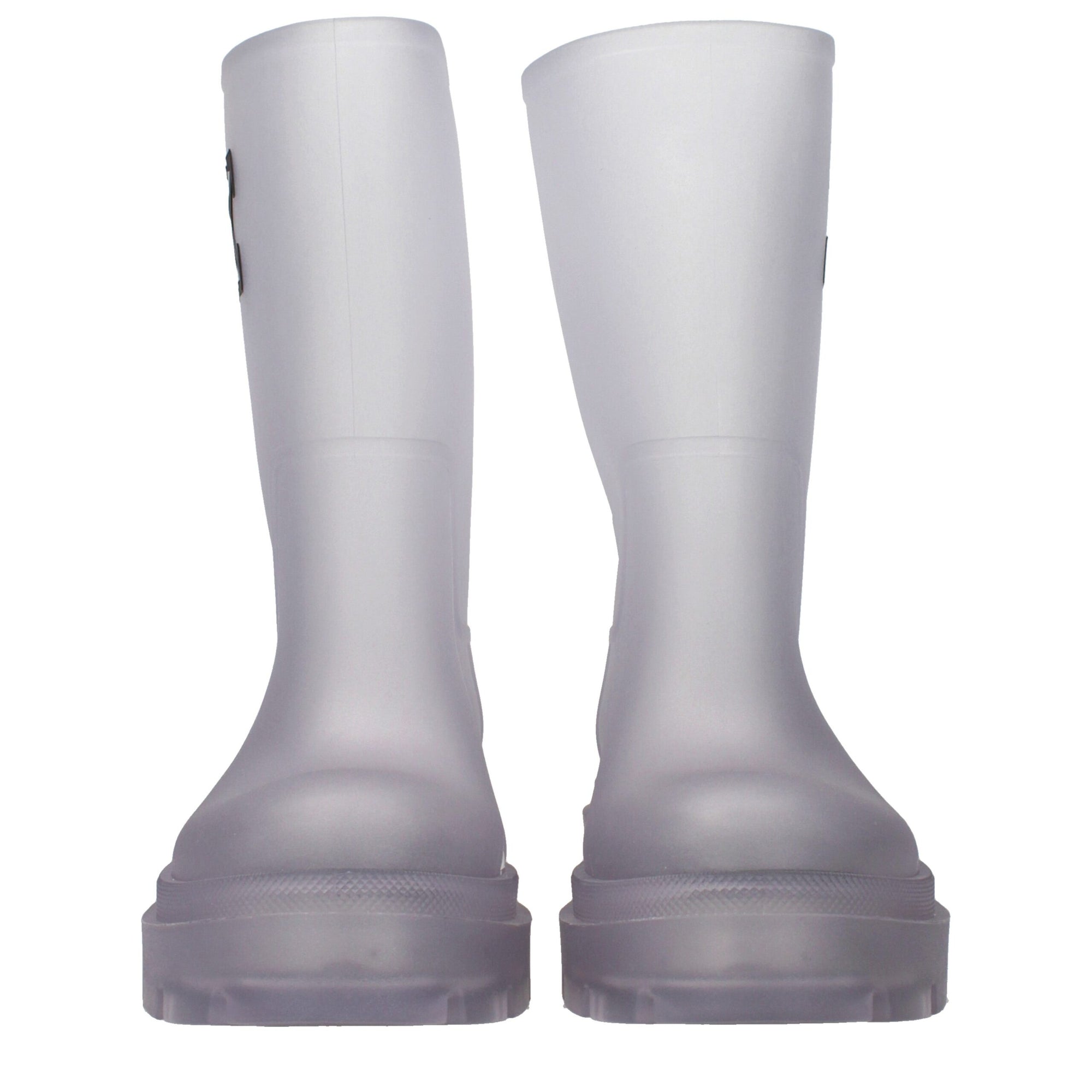 Off-White Transparent Pvc Ankle Boots