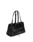 Dolce & Gabbana Black Calf Leather Bos Taurus Shoulder Bag