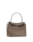 Balenciaga Gray Calf Leather Bos Taurus Shoulder Bag