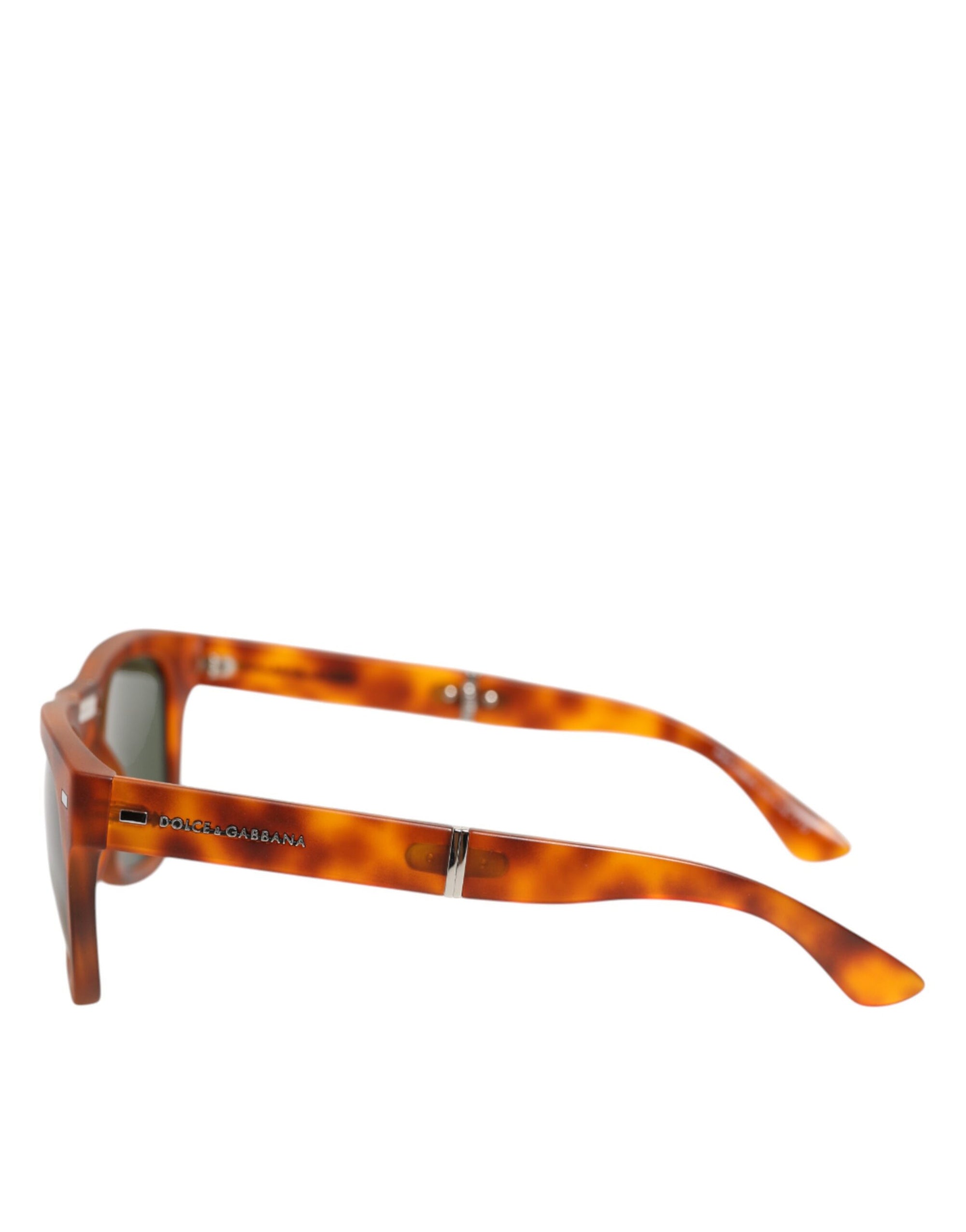 Dolce &amp; Gabbana DG6089 Havana Full Rim Round Lenses Foldable Sunglasses