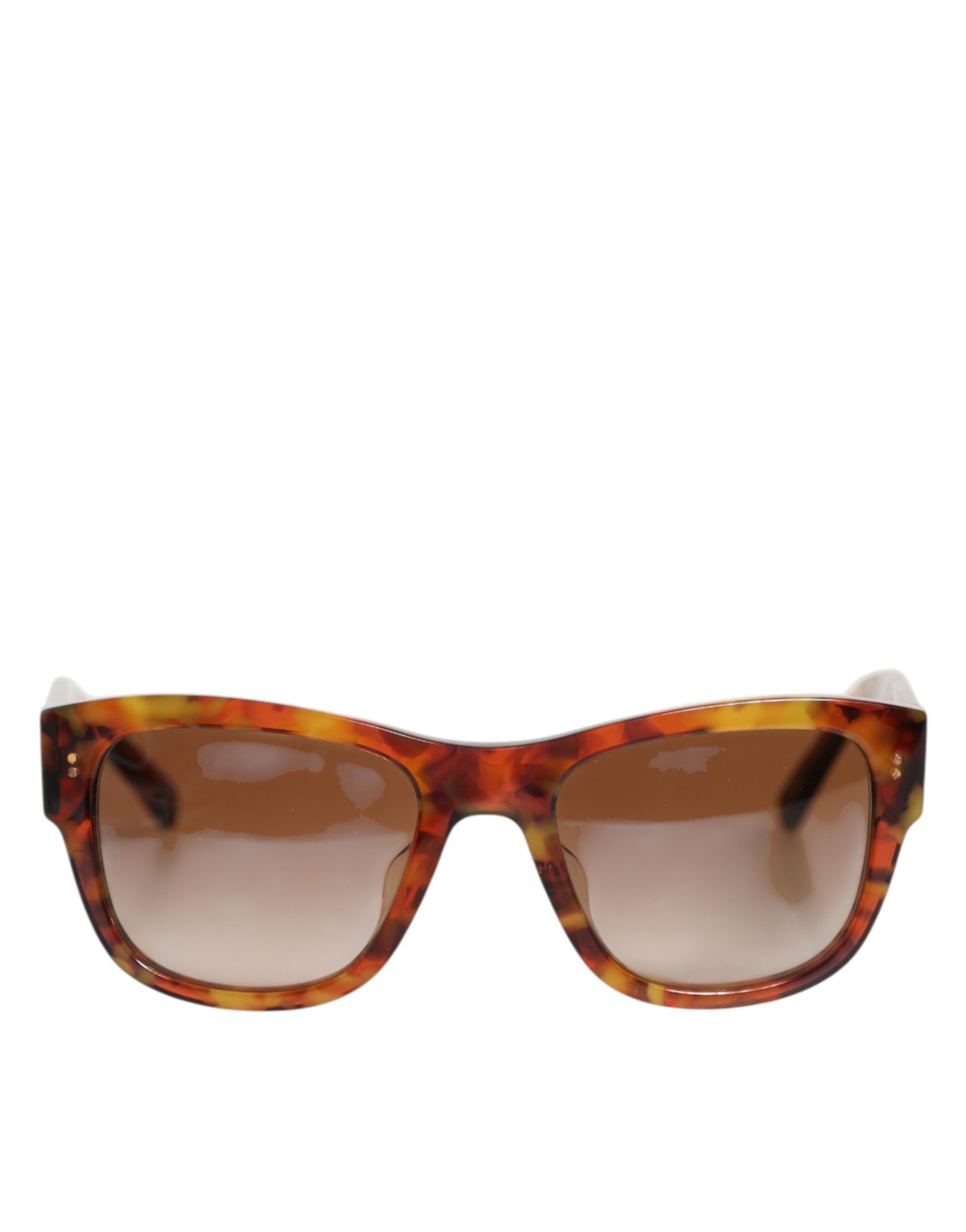 Dolce &amp; Gabbana DG4338F Brown Havana Full Rim Round Lenses Sunglasses