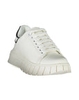 Gaelle Paris White Polyurethane Women Sneaker