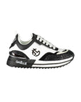 Gaelle Paris Black Polyurethane Women Sneaker