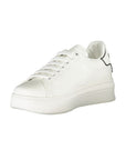 Gaelle Paris White Polyurethane Women Sneaker