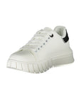Gaelle Paris White Polyurethane Women Sneaker