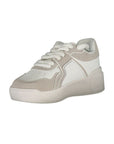 Gaelle Paris Bianco Polyurethane Women Sneaker