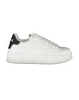 Gaelle Paris Bianco Polyurethane Women Sneaker
