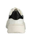 Gaelle Paris White Polyurethane Women Sneaker