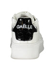 Gaelle Paris White Polyurethane Women Sneaker
