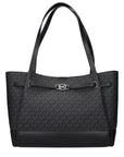 Michael Kors Black Fabric Shoulder Bag