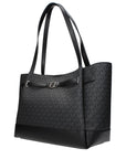 Michael Kors Black Fabric Shoulder Bag