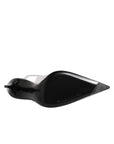 Dolce & Gabbana Black Leather Clear PVC Slingback Pumps Shoes