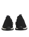 Dolce & Gabbana Black Slip On Sorrento Low Top Sneakers Shoes