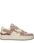 Jimmy Choo Pink Leather Low Top Sneakers