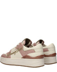 Jimmy Choo Pink Leather Low Top Sneakers