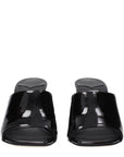 Jimmy Choo Black Leather Platform Sandals