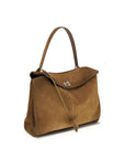 Balenciaga Brown Calf Leather Bos Taurus Shoulder Bag