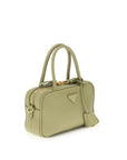 Prada Bicolor Calf Leather Bos Taurus Handbag