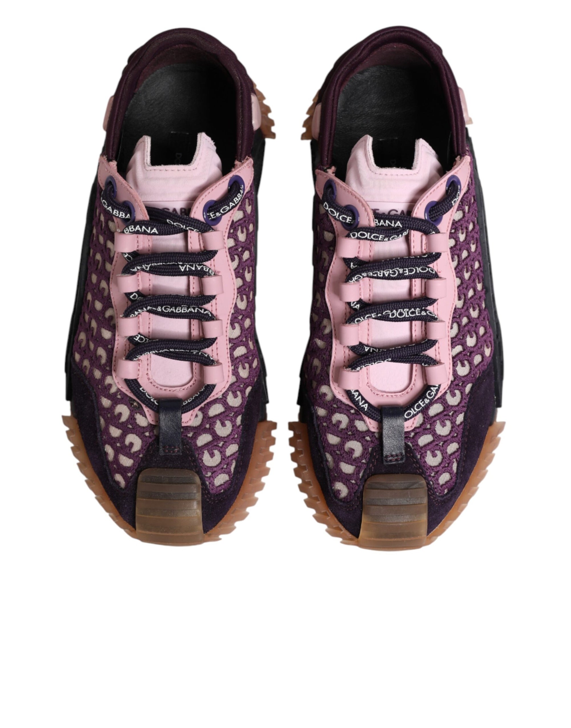 Dolce &amp; Gabbana Multicolor Logo Low Top NS1 Sneakers Shoes