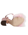 Dolce & Gabbana Pink Sequined Ankle Strap Sandals Shoes