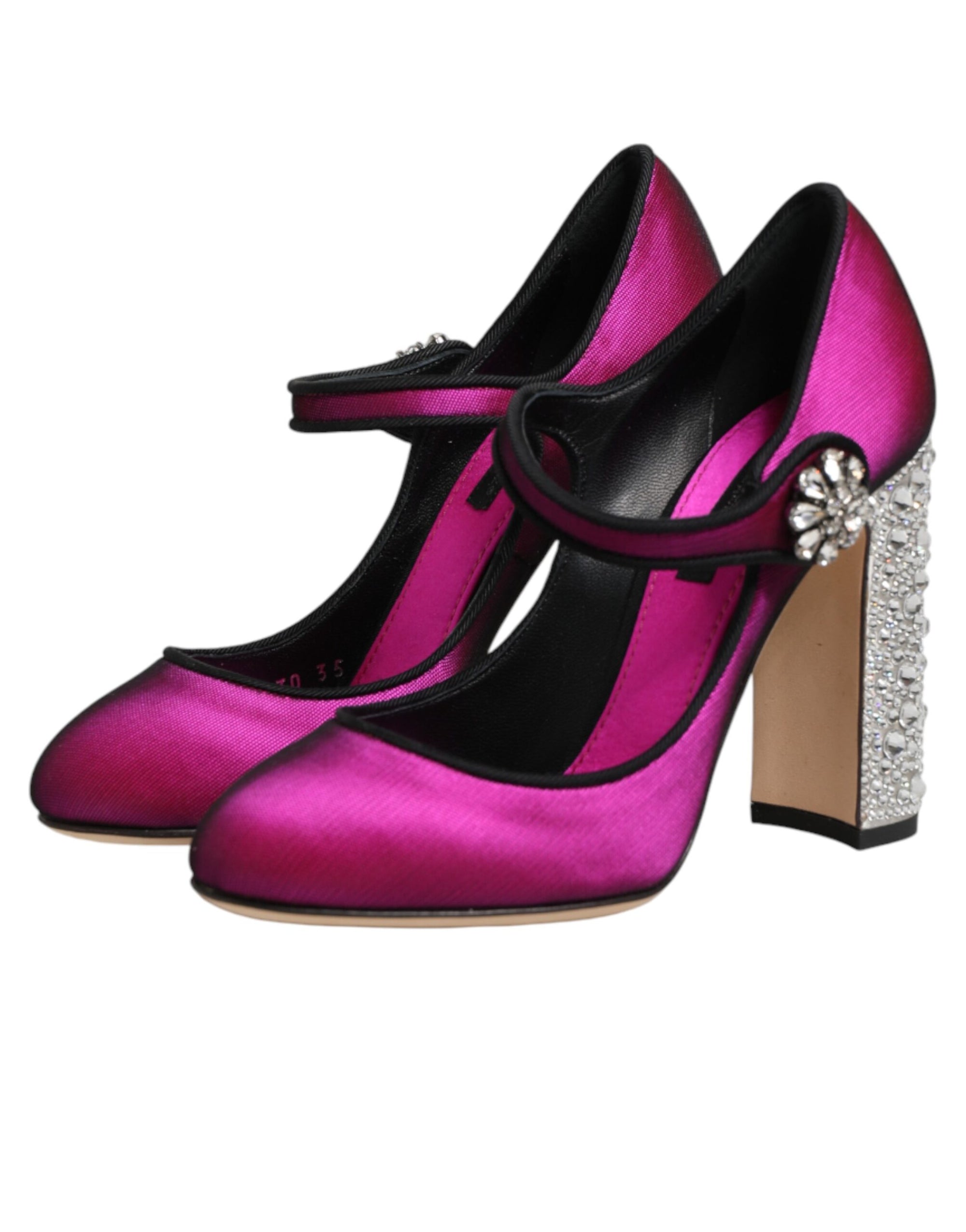 Dolce &amp; Gabbana Pink Embellished High Heels Pumps Shoes