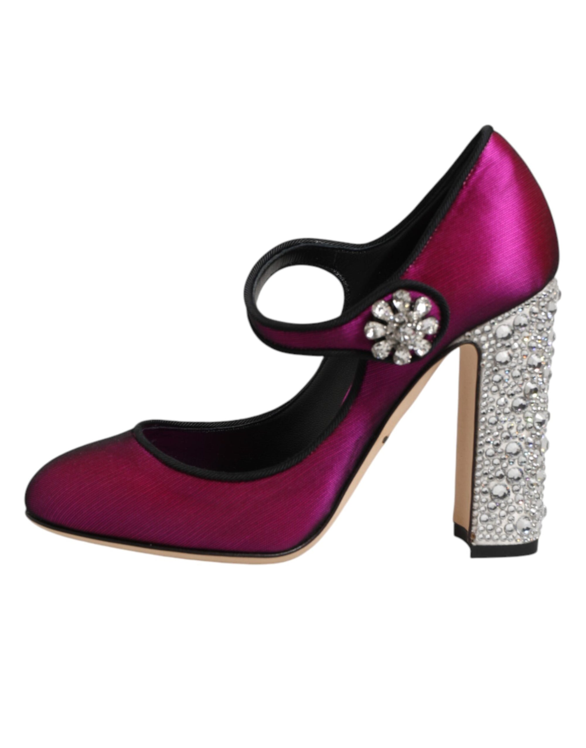 Dolce &amp; Gabbana Pink Embellished High Heels Pumps Shoes