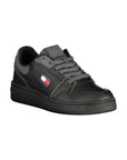 Tommy Hilfiger Black Polyurethane Women Sneaker