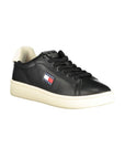 Tommy Hilfiger Black Polyurethane Women's Sneaker