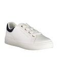 Tommy Hilfiger Bianco Polyurethane Women Sneaker
