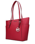 Michael Kors Red Leather Shoulder Bag