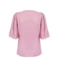 Ganni Pink Satin Tank Tops