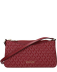 Michael Kors Red Fabric Crossbody Bag