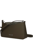 Michael Kors Green Fabric Crossbody Bag