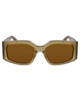 Ferragamo Bicolor Acetate Sunglasses