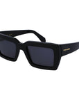 Ferragamo Black Acetate Sunglasses