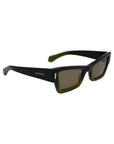 Ferragamo Bicolor Acetate Sunglasses