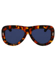 Ferragamo Brown Acetate Sunglasses