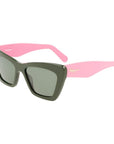 Ferragamo Bicolor Acetate Sunglasses